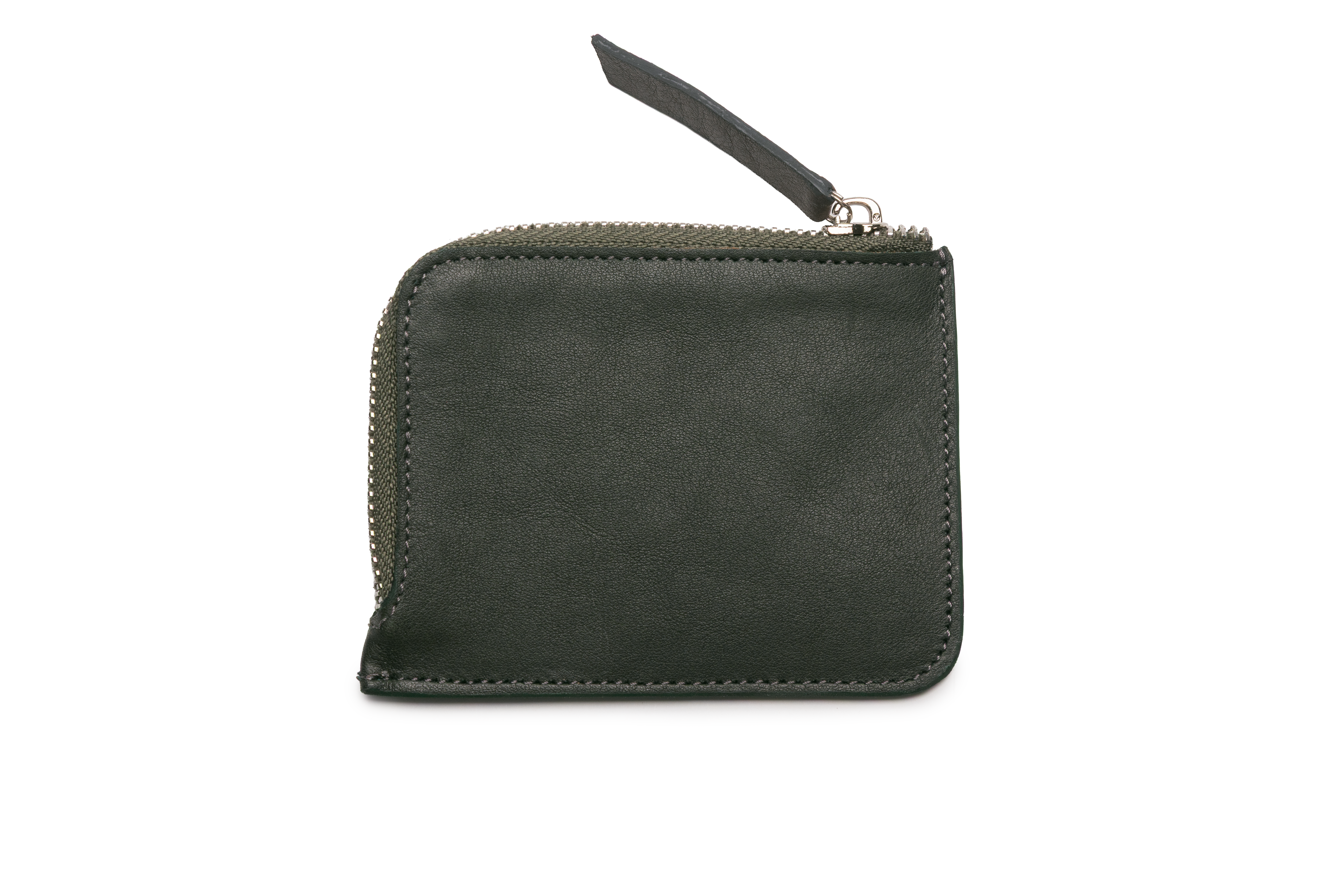 Monedero de Piel Verde