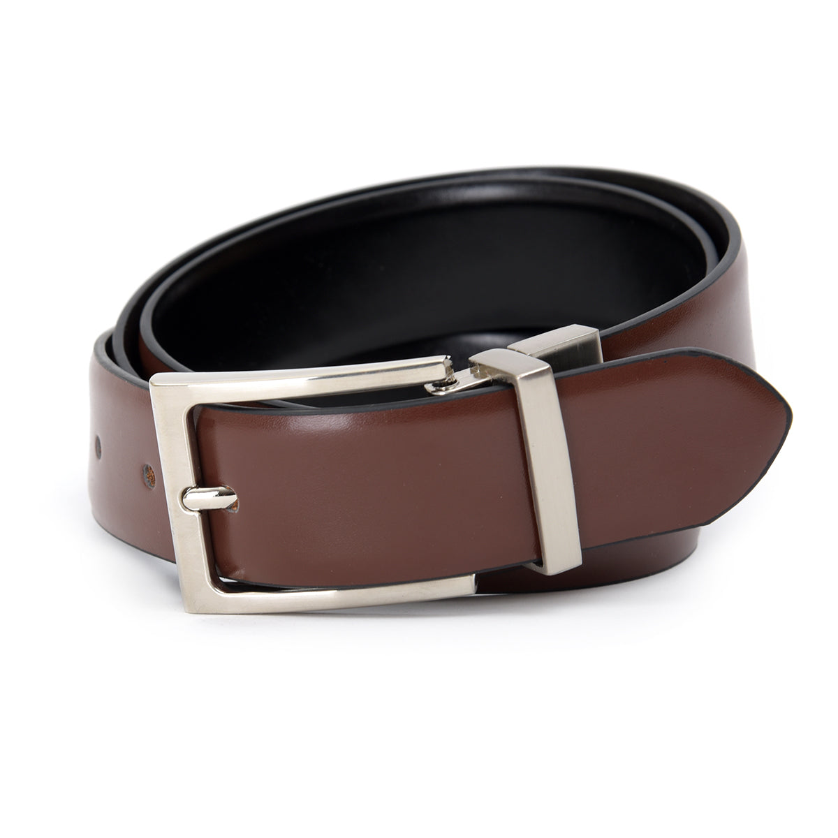 Cinturón Reversible Noir-Chestnut <h5>Reversible de Piel</h5>