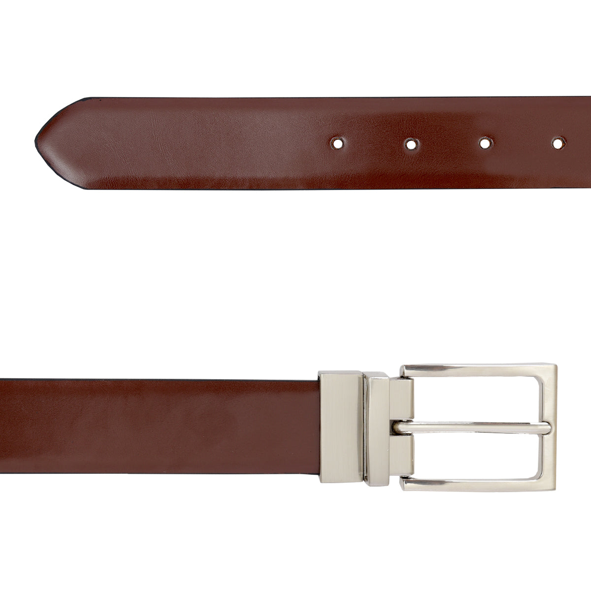 Cinturón Reversible Noir-Chestnut <h5>Reversible de Piel</h5>