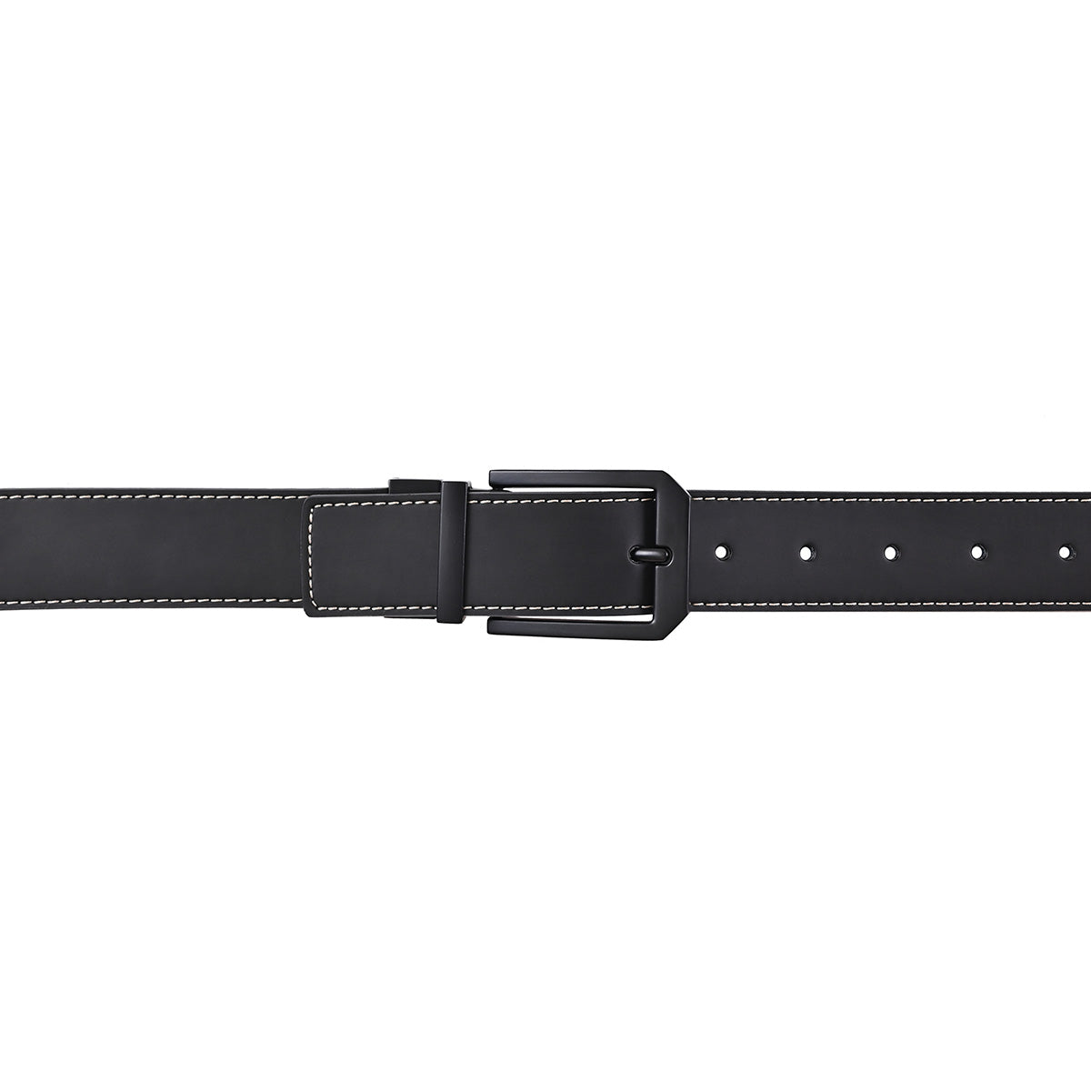 Cinturón de Piel Reversible (Negro-Azul)