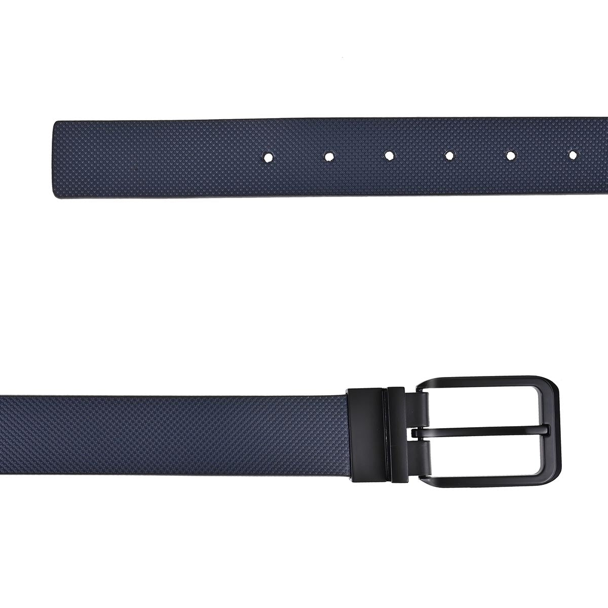 Cinturón Reversible Noir-Navy <h5>Reversible de Piel</h5>