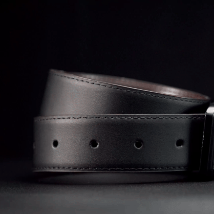 Cinturón Reversible Black-Mocca