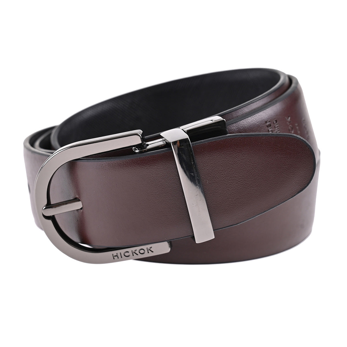 Cinturón Reversible Nero-Espresso
