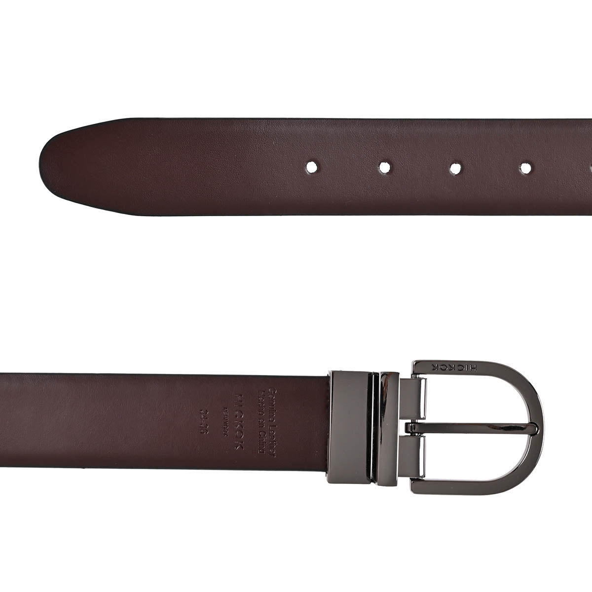 Cinturón de Piel Reversible (Negro-Café)
