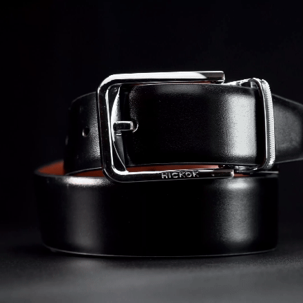 Cinturón Reversible Chestnut-Noir <h5>Reversible de Piel</h5>