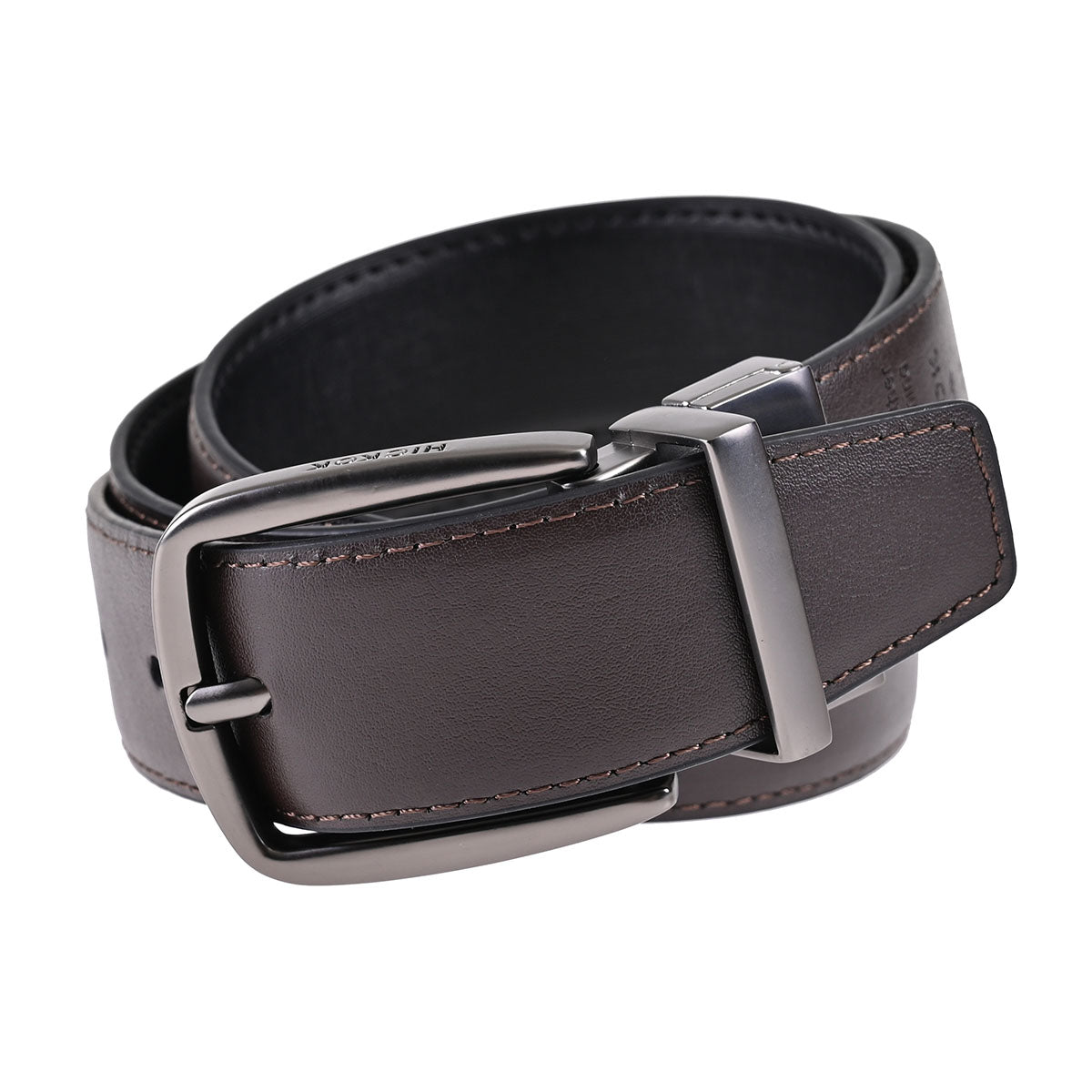 Cinturón Reversible Black-Coffee