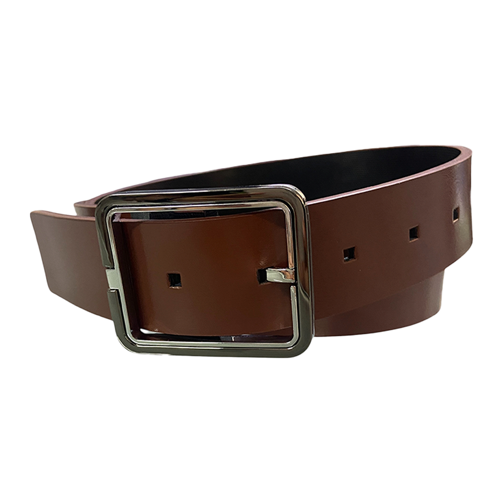 Cinturón Reversible Angular Maple-Noir