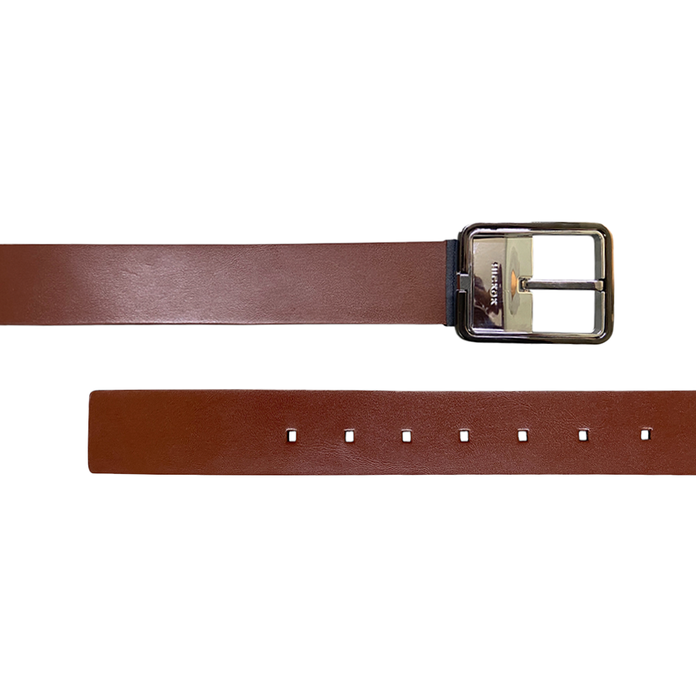 Cinturón Reversible Angular Maple-Noir