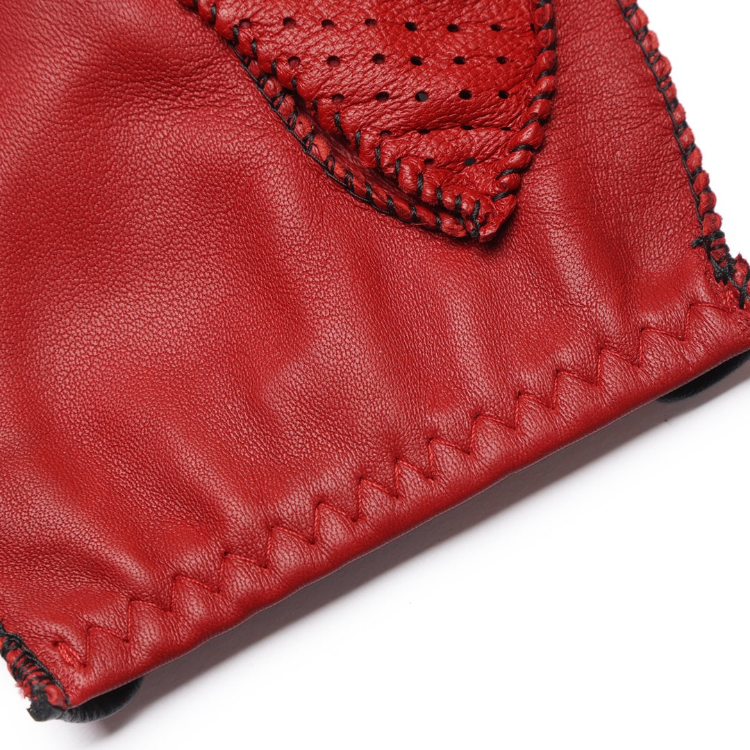 Guantes de Piel Perforada