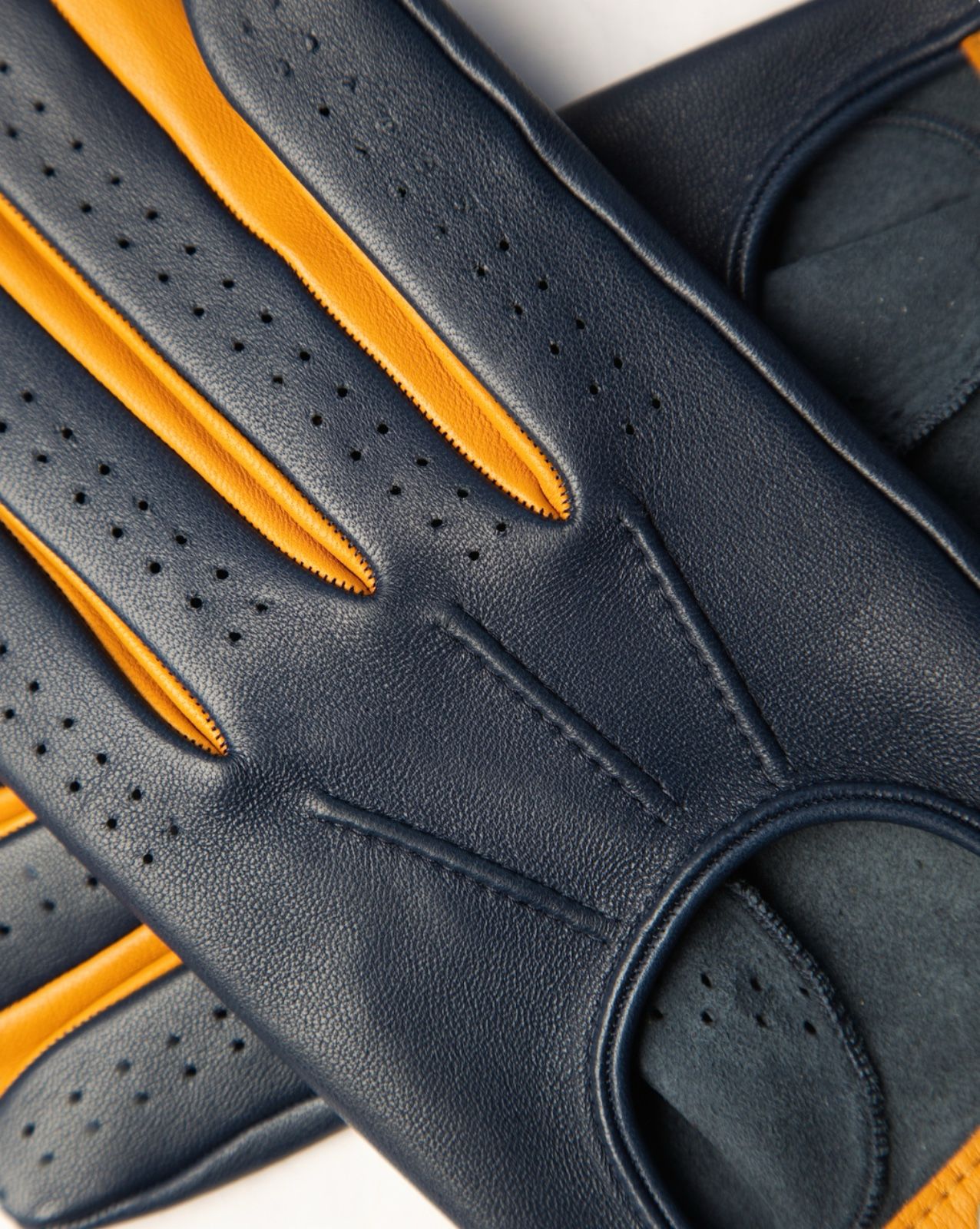 Guantes de Piel Bicolor