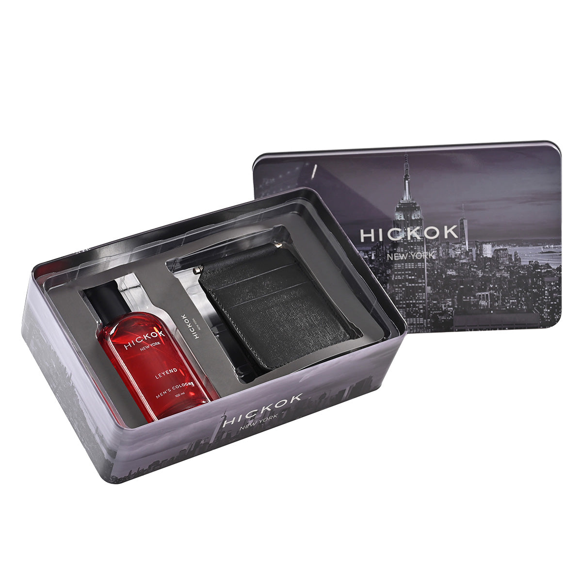 ESTUCHE HICKOK SLIM WALLET + COLONIA LEGEND
