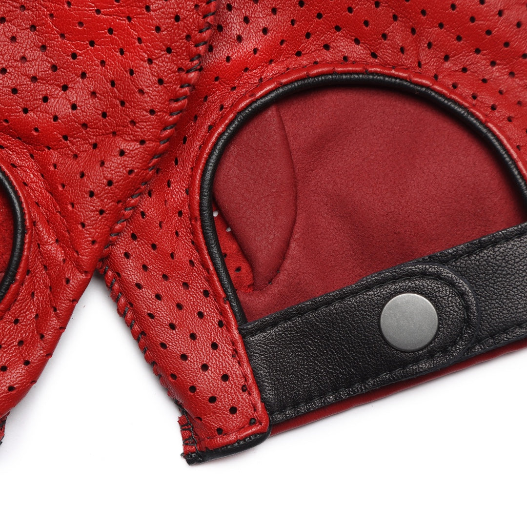 Guantes de Piel Perforada