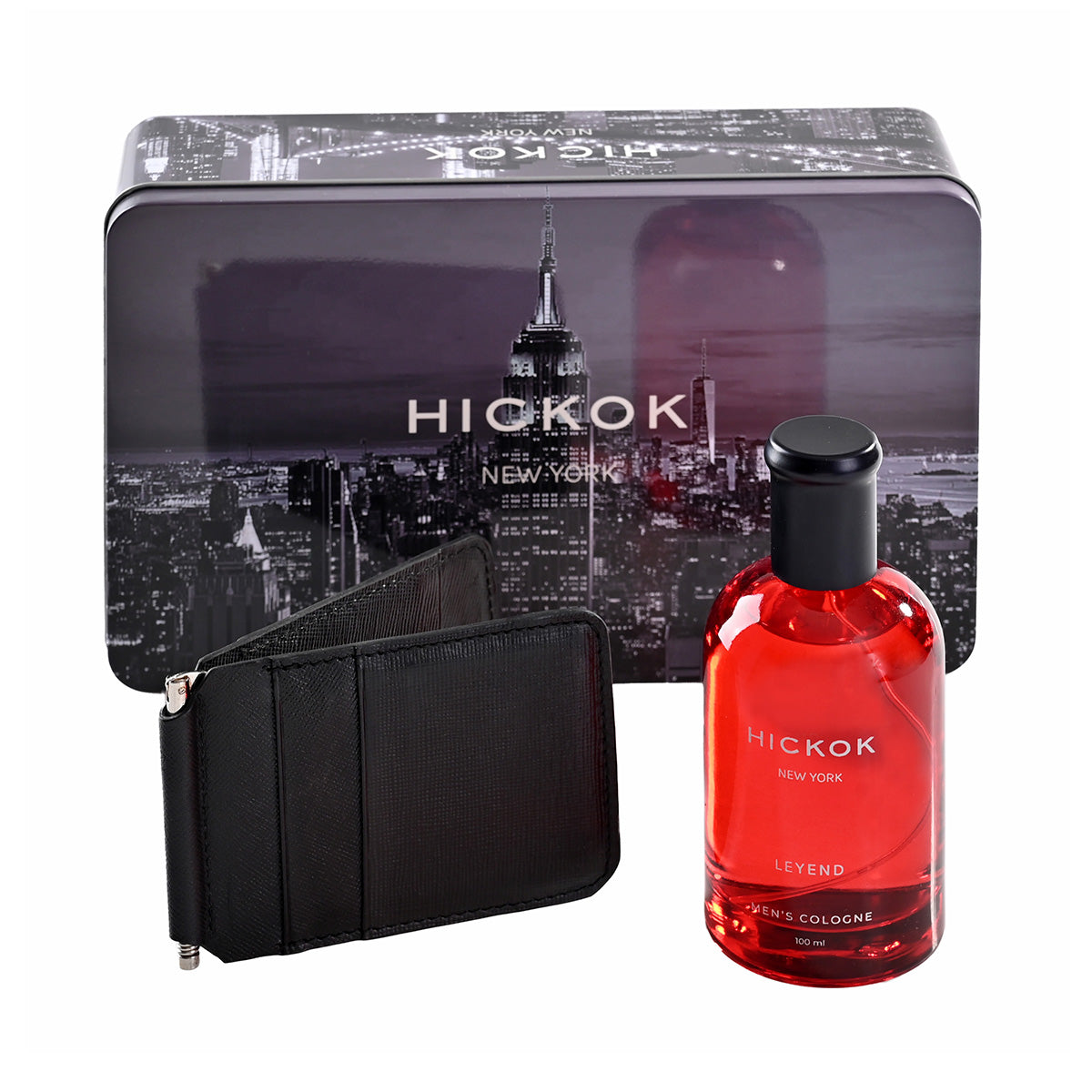 ESTUCHE HICKOK SLIM WALLET + COLONIA LEGEND
