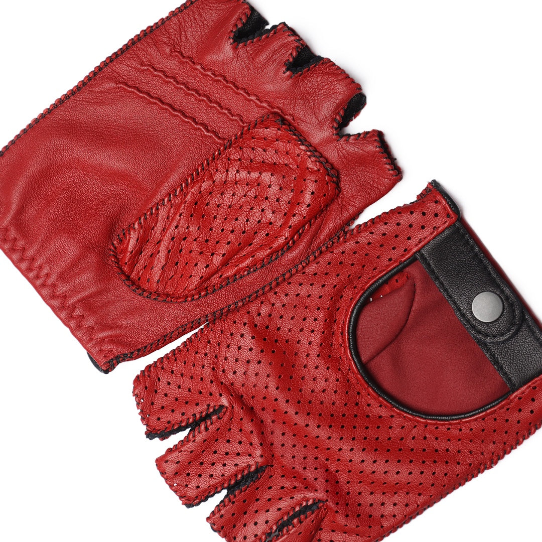 Guantes de Piel Perforada