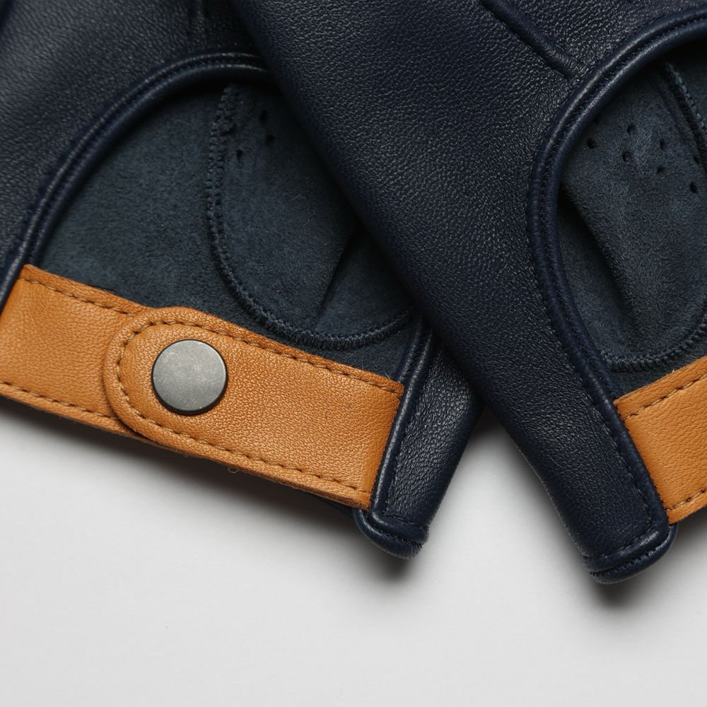 Guantes de Piel Bicolor