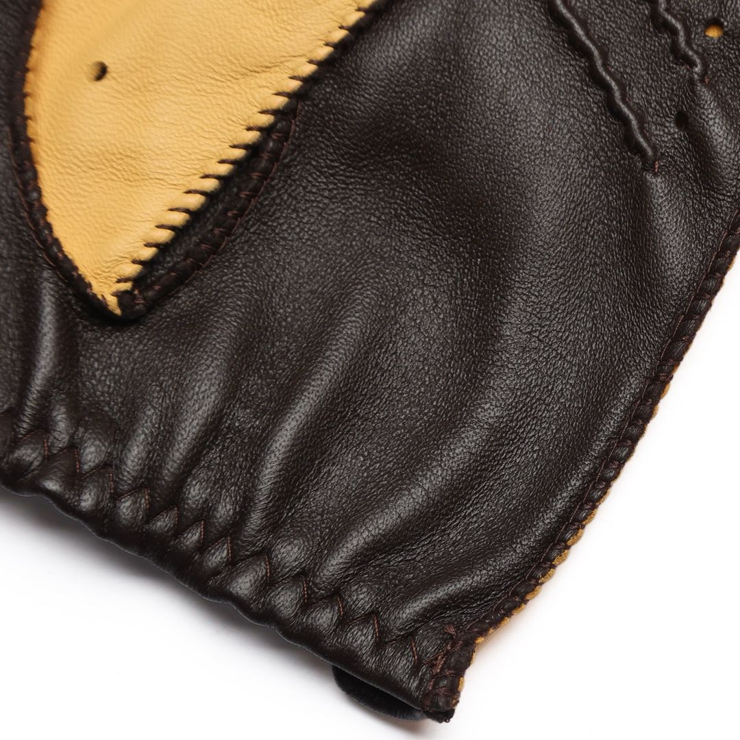 Guantes de Piel Bicolor