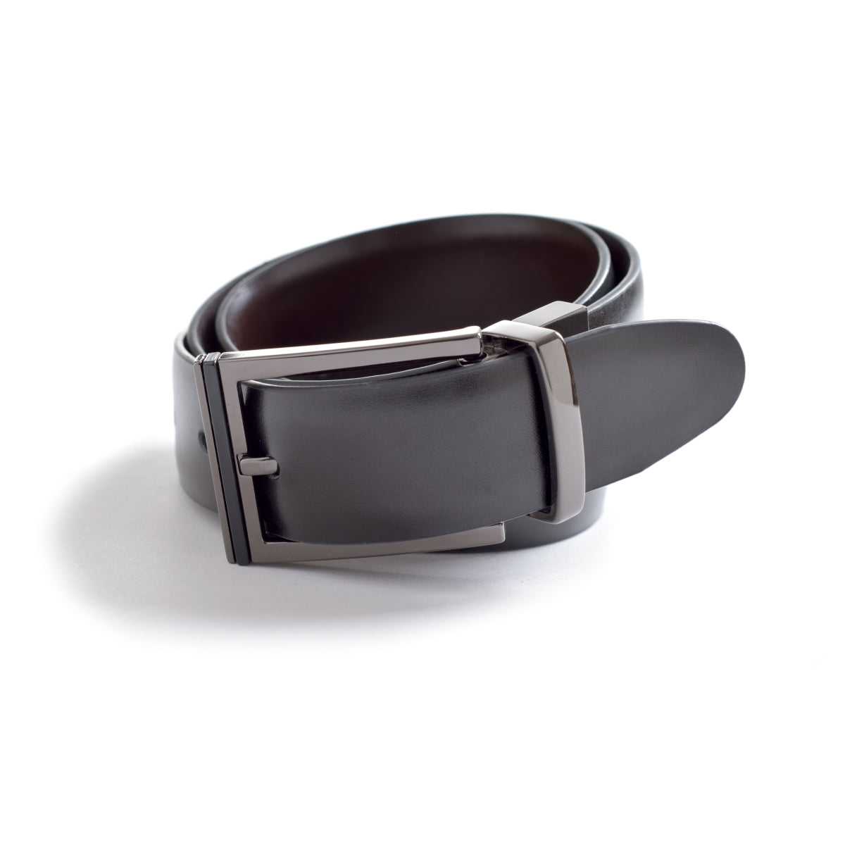 Cinturón Reversible Nero-Cacao