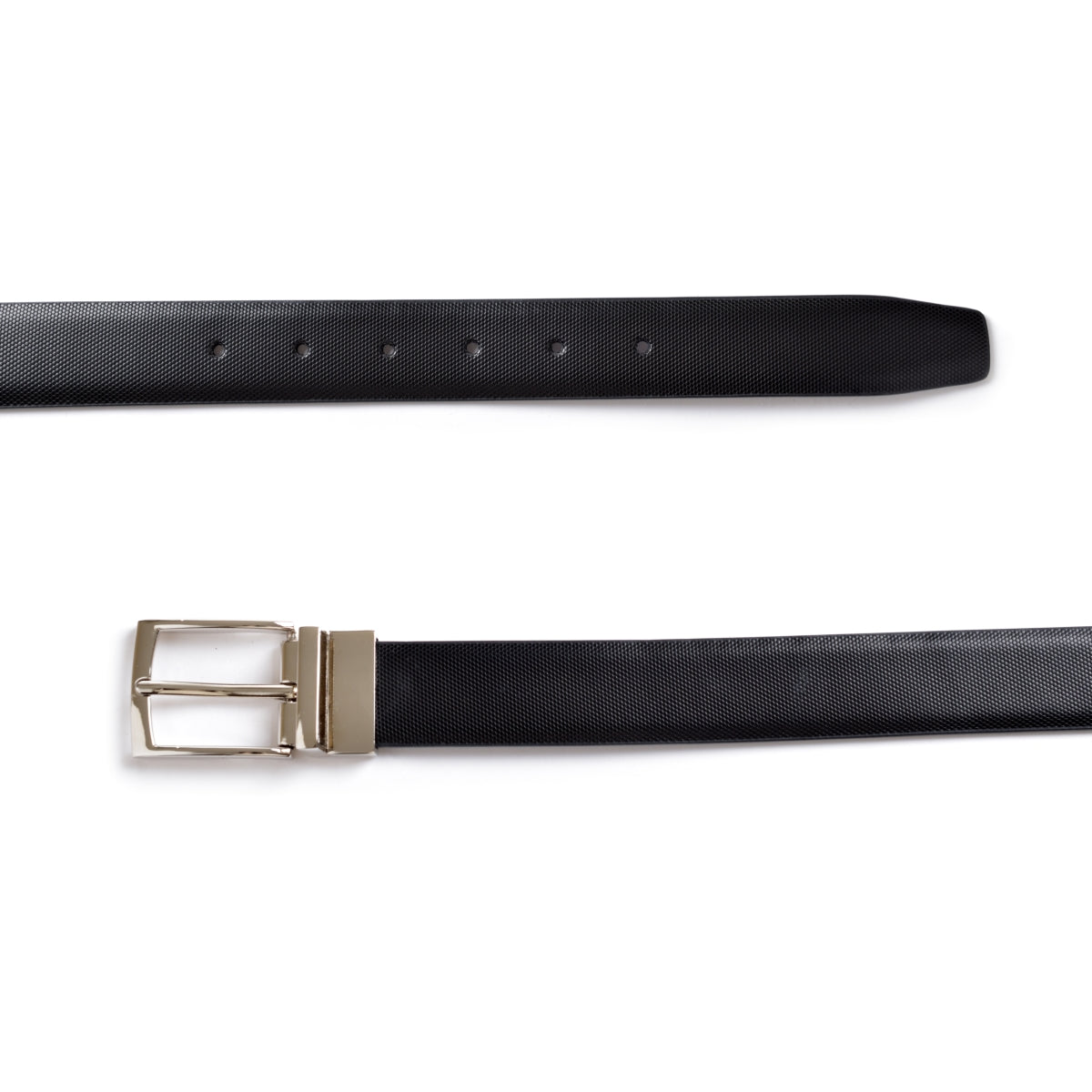 Cinturón Reversible Dark-Saffiano <h5>Reversible de Piel</h5>
