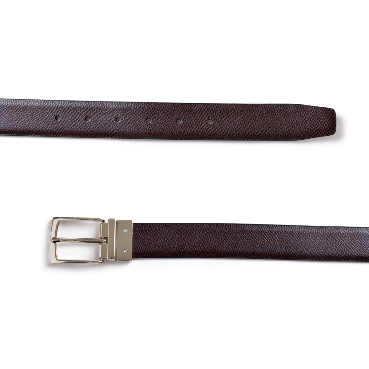 Cinturón Reversible Dark-Saffiano <h5>Reversible de Piel</h5>