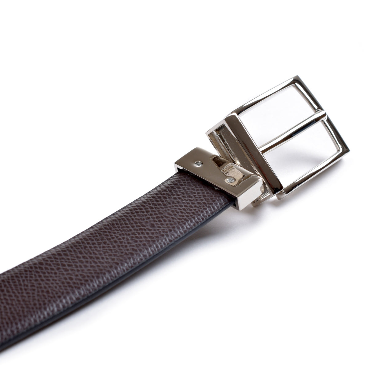 Cinturón Reversible Dark-Saffiano <h5>Reversible de Piel</h5>