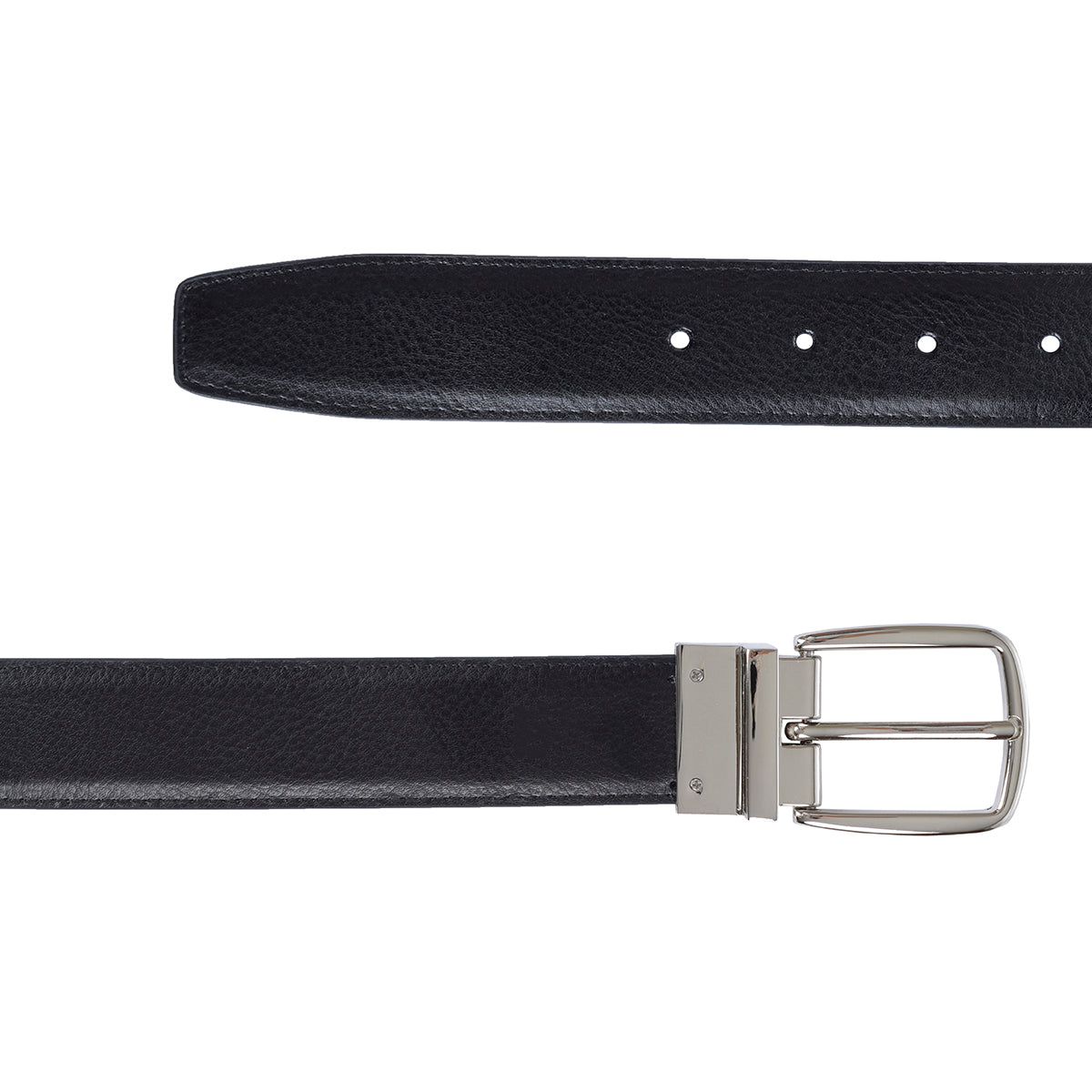Cinturón de Piel Reversible Degradado (Marino - Negro)