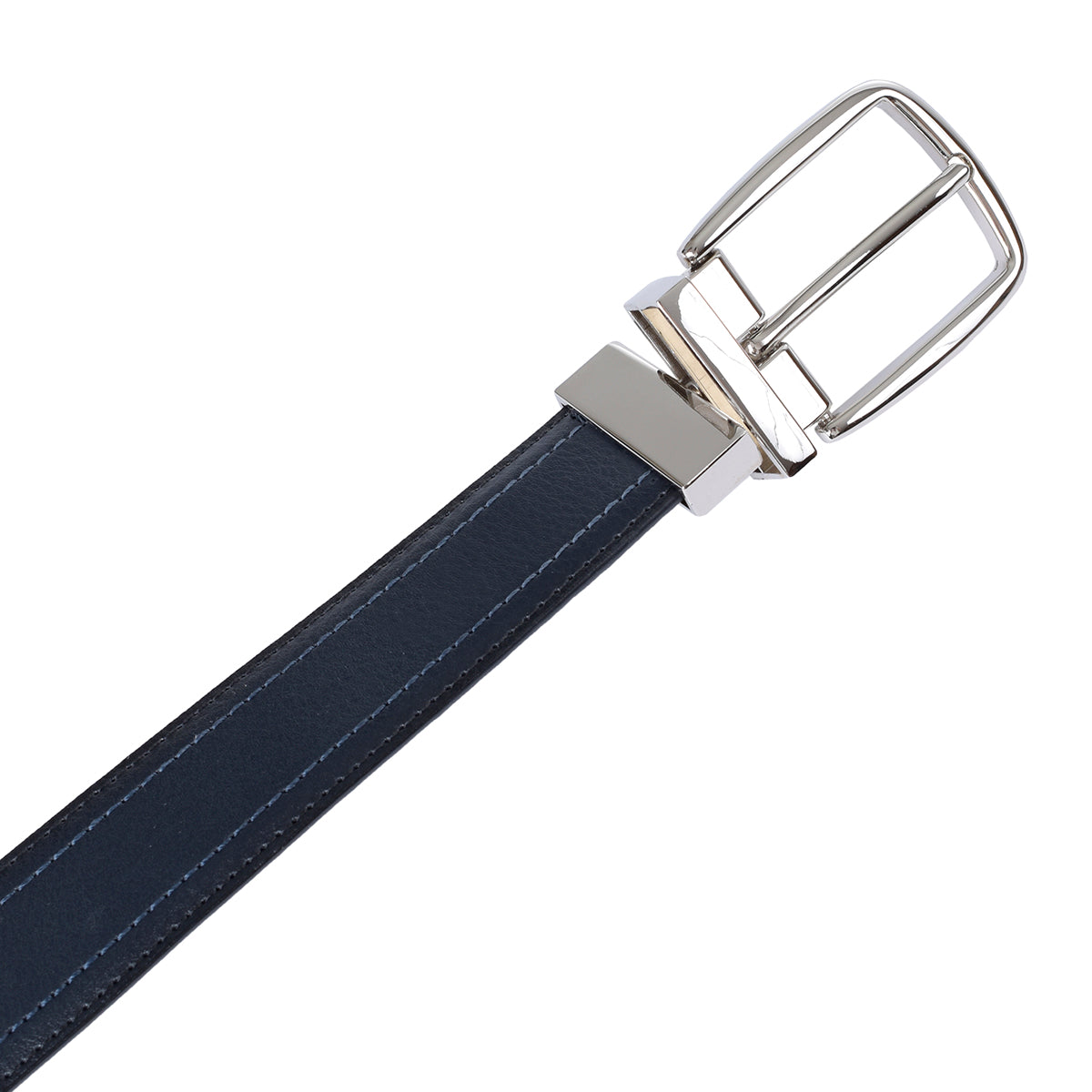Cinturón de Piel Reversible Degradado (Marino - Negro)