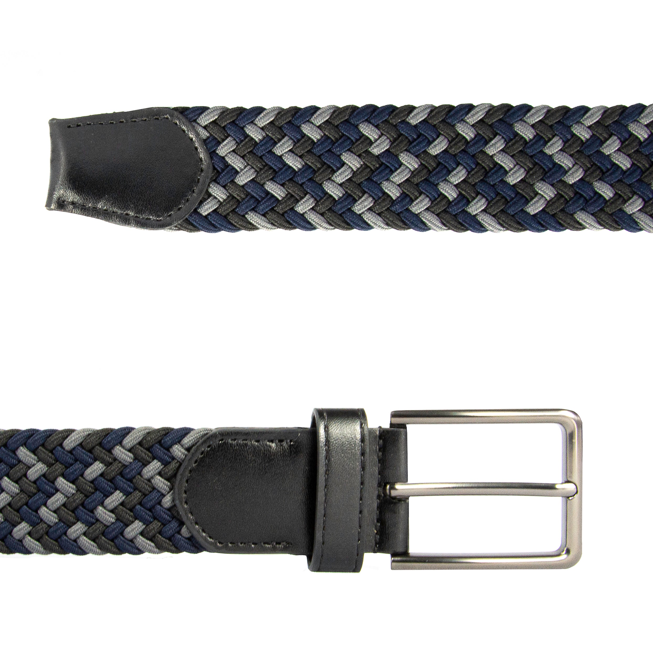 Cinturón Trenzado Stretch Graphite