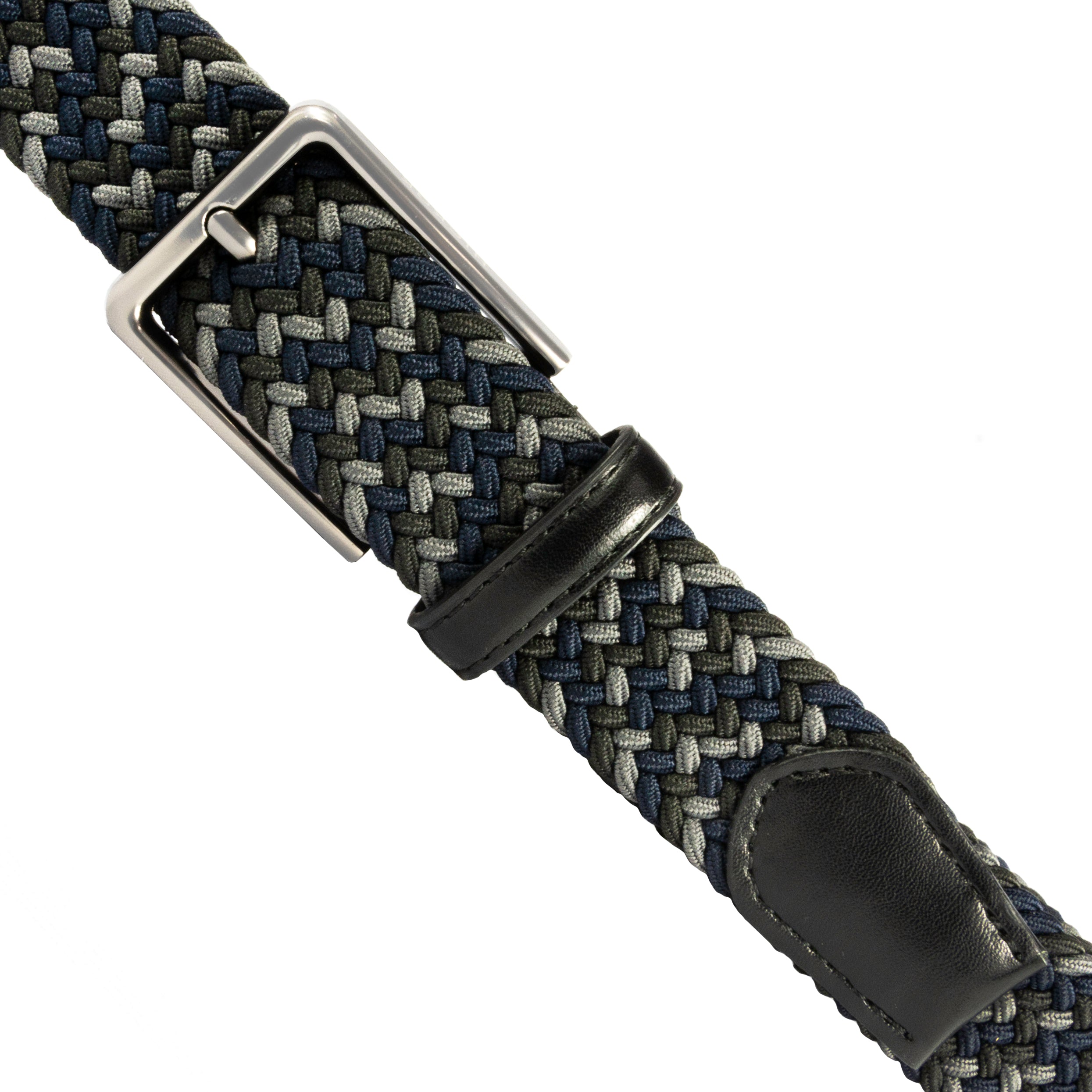 Cinturón Trenzado Stretch Graphite