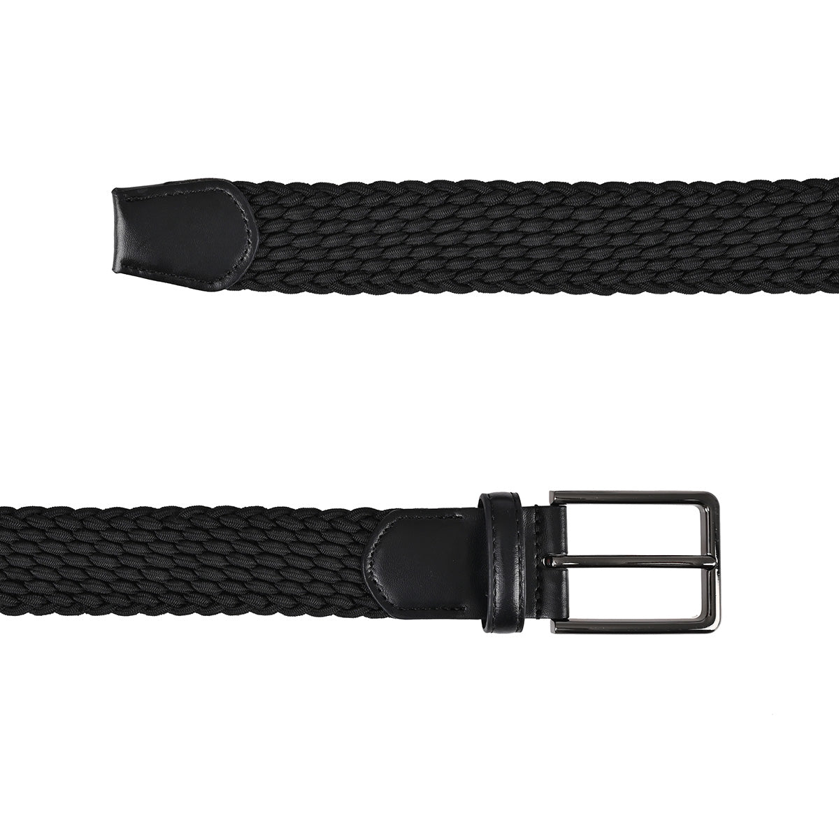 Cinturón Casual Textil Negro
