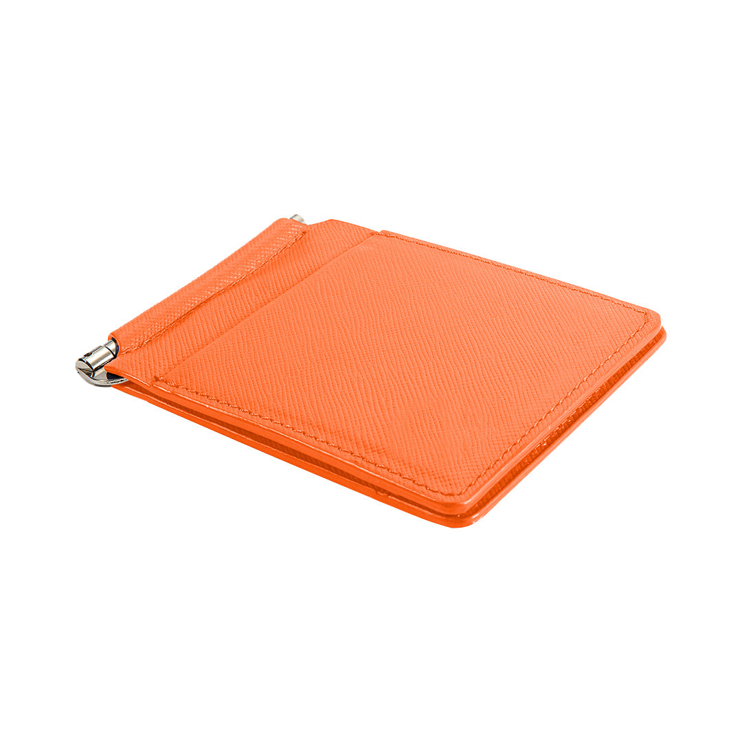 Billetera Clip De Piel Diamond