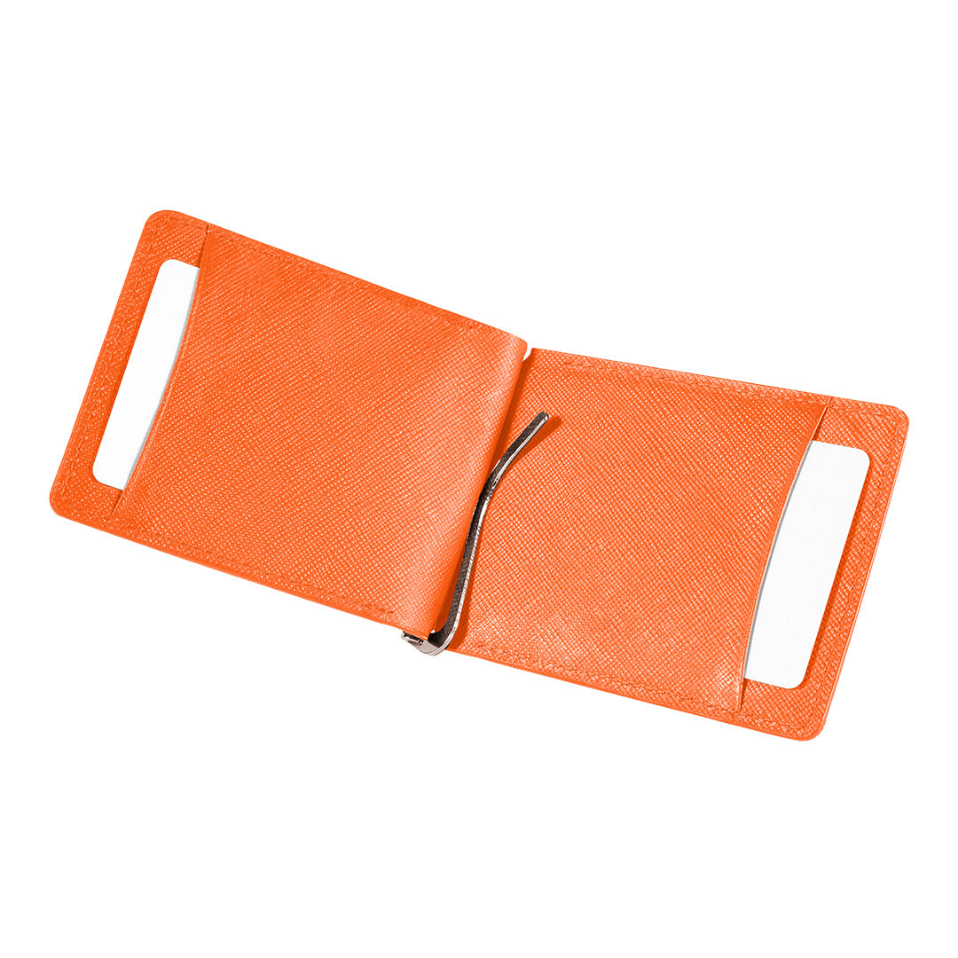 Billetera Clip De Piel Diamond