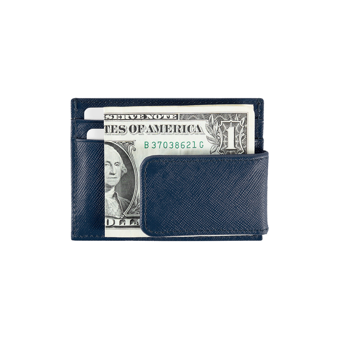Tarjetero Slim con Clip <h5>Saffiano Collection</h5>