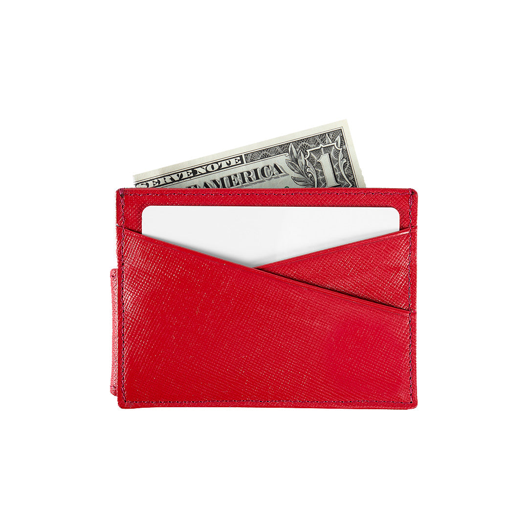 Tarjetero Slim con Clip <h5>Saffiano Collection</h5>
