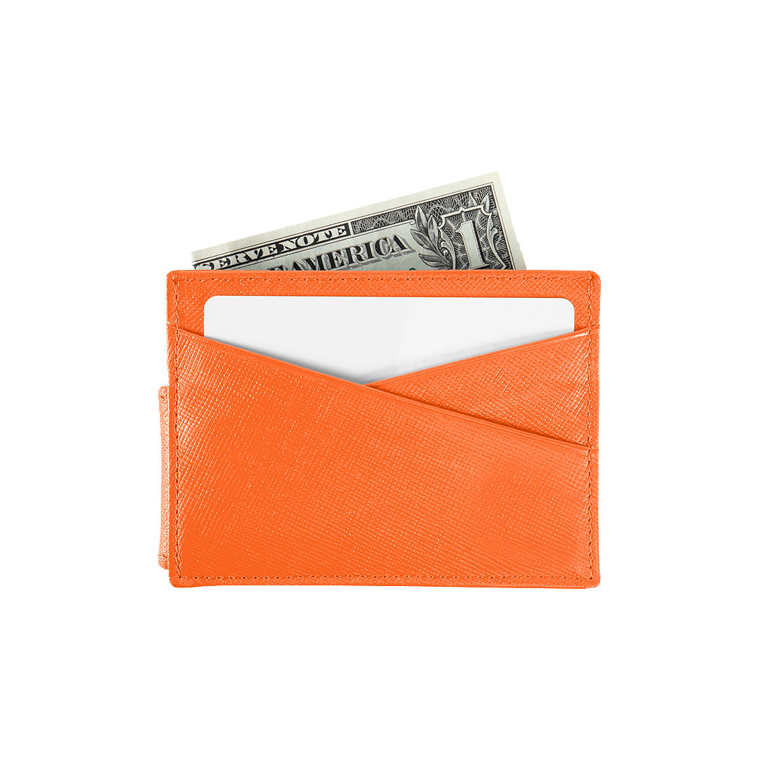 Tarjetero Slim con Clip <h5>Saffiano Collection</h5>