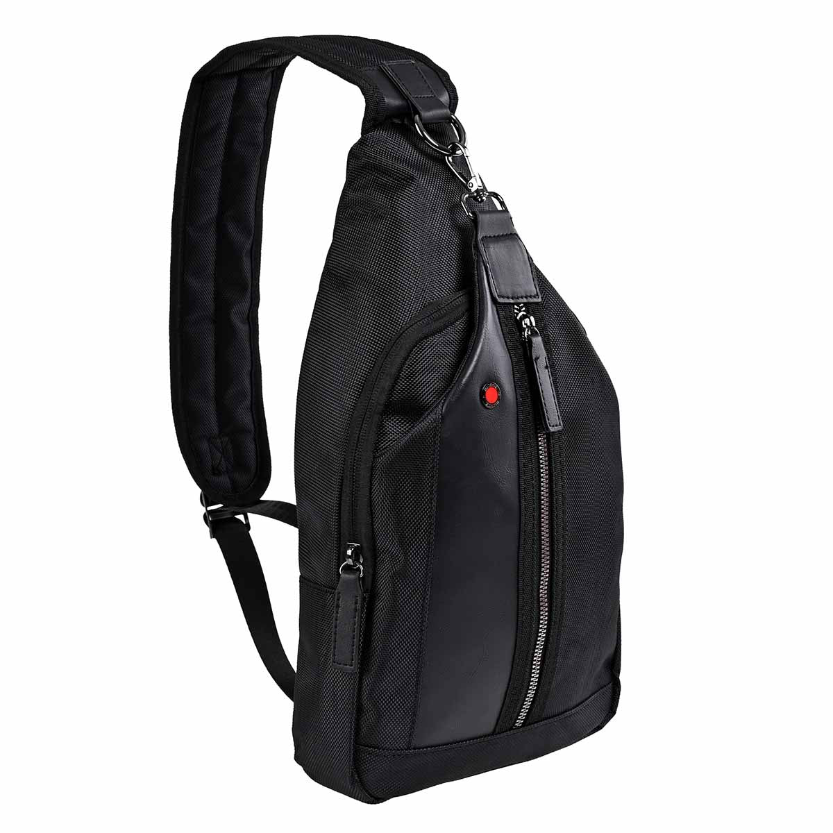 Crossbody Sling Bag BlackCore <h5> Shield Collection </h5>
