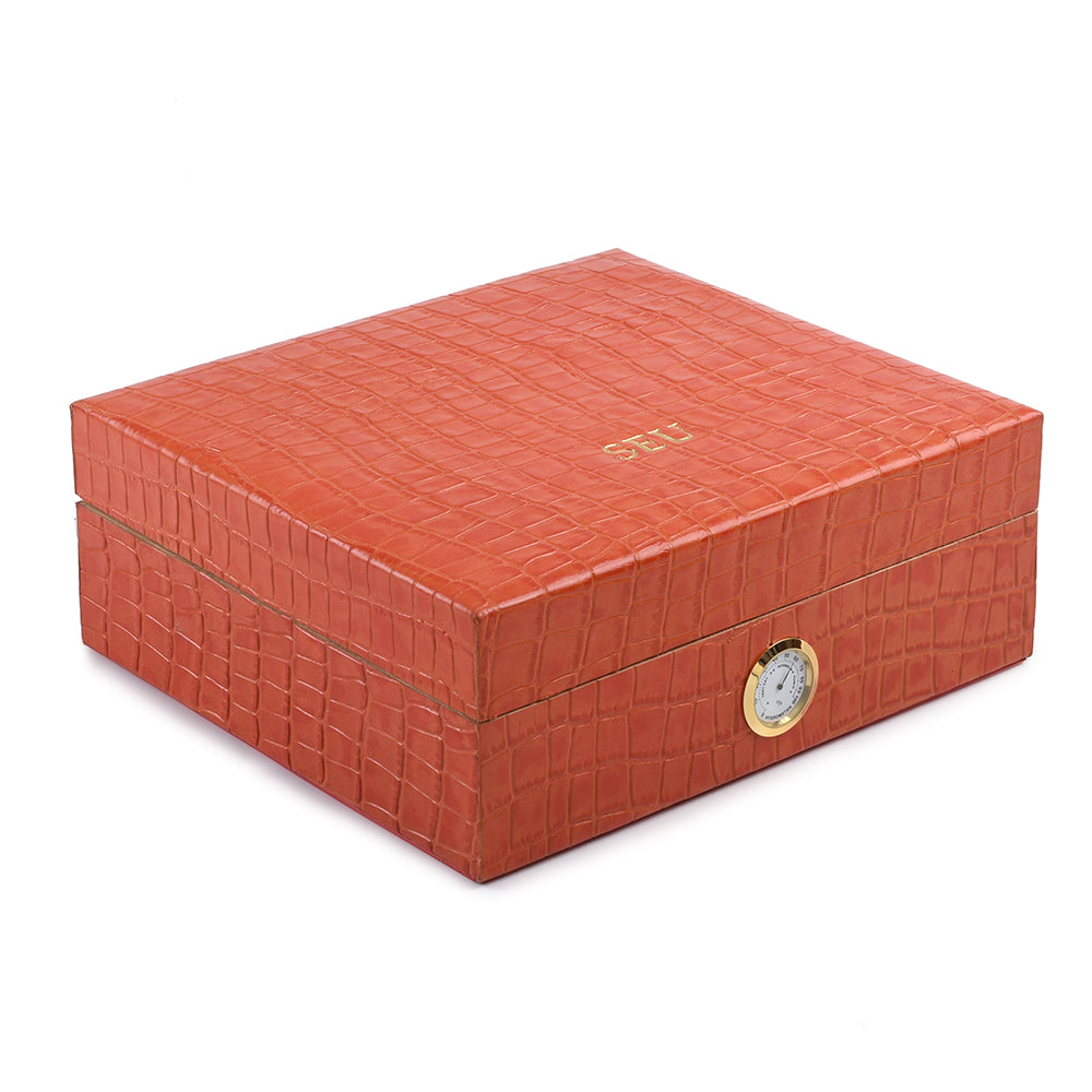 Caja Humidor de Piel Toscana <h5> Havana Collection </h5>