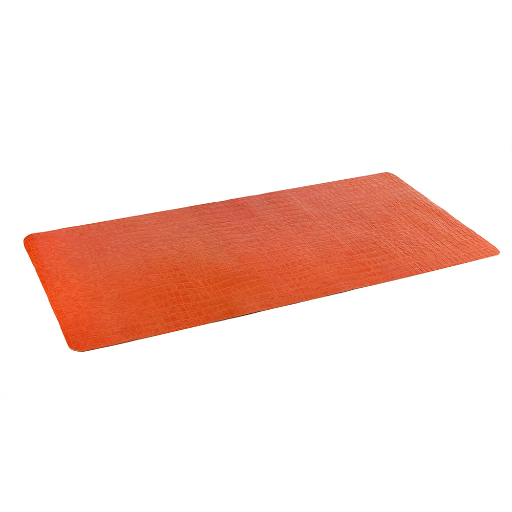 Tapetes de piel para computadora- naranja
