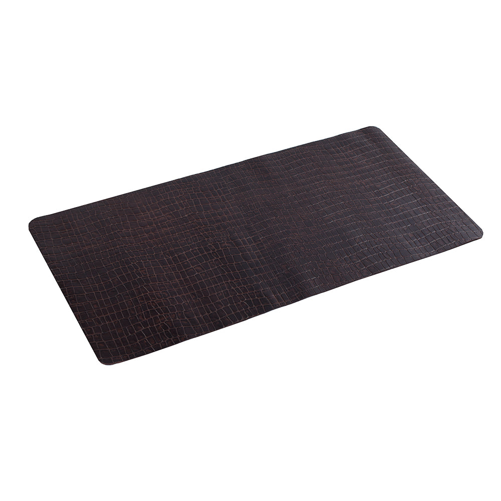 Tapete de piel para computadora- chocolate