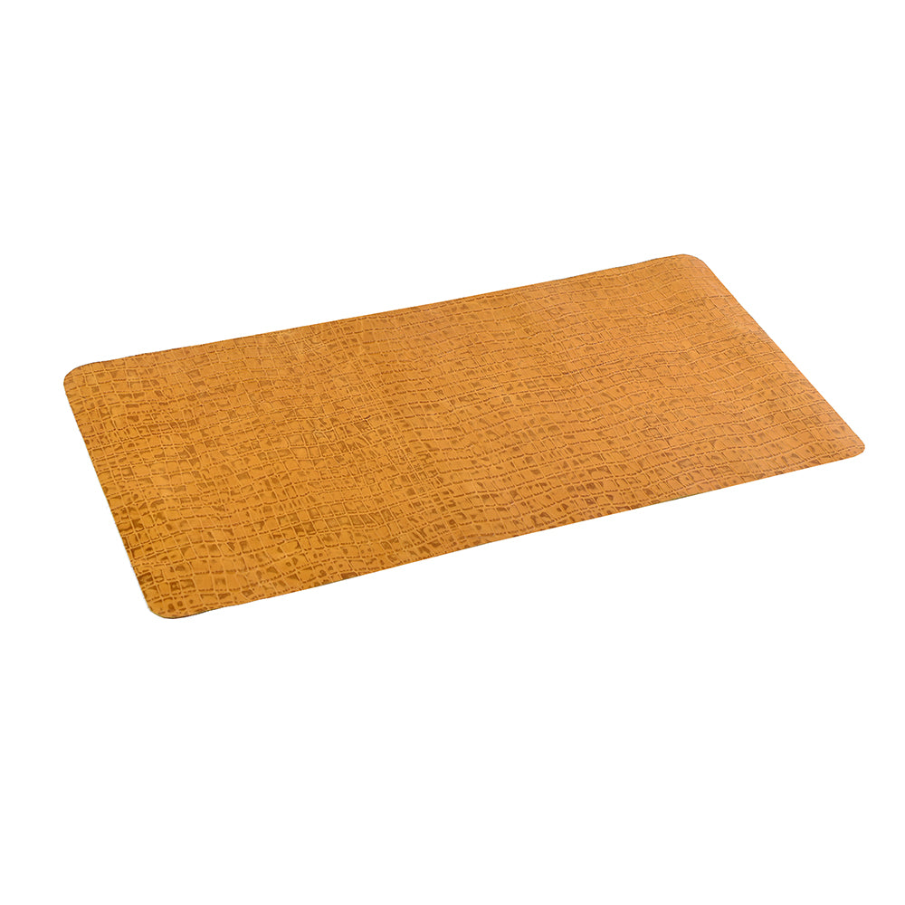 Tapetes de piel para computadora- oro