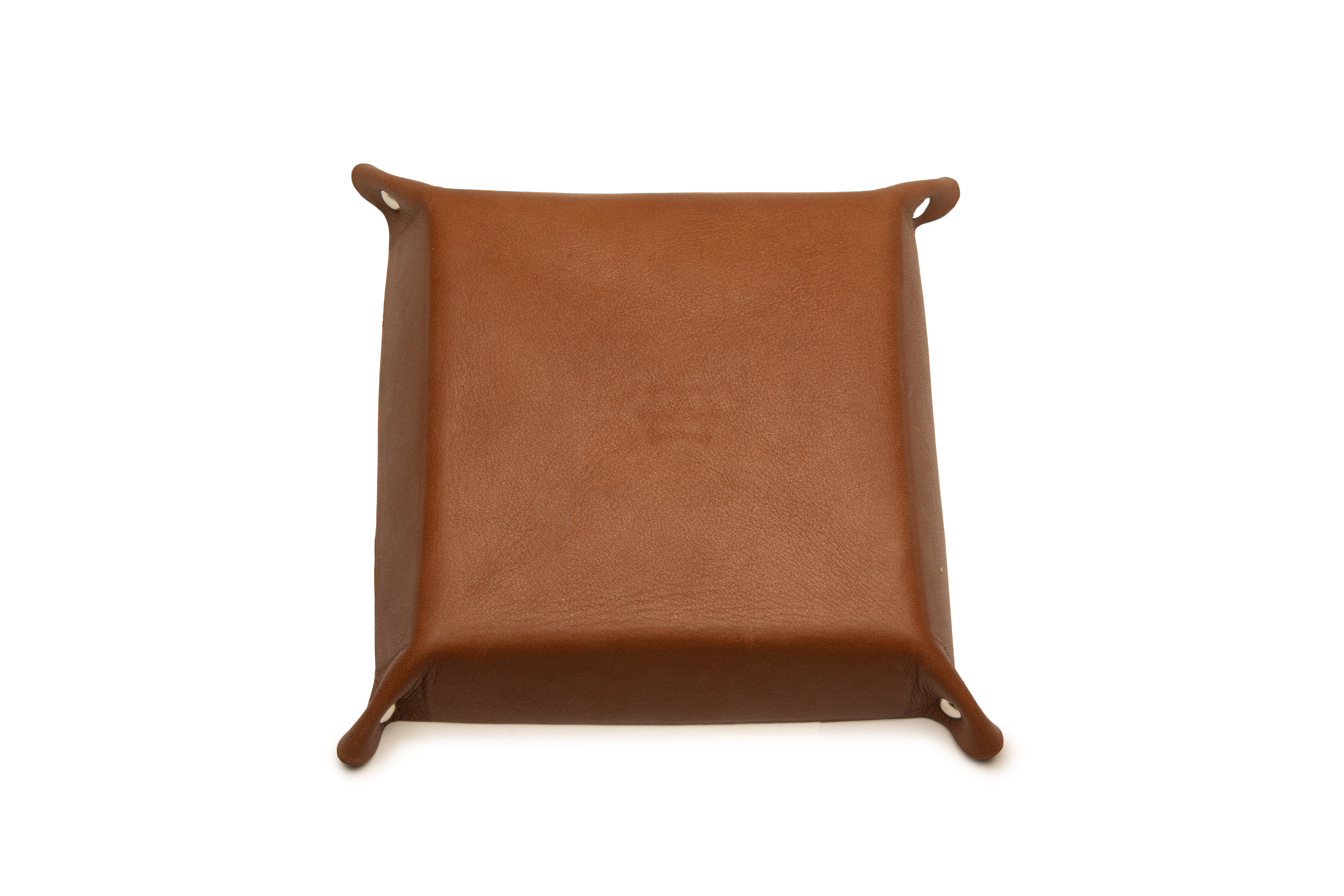 Tira Bolsillo de Piel Almendro