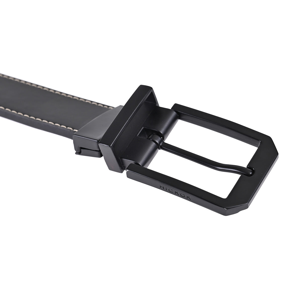Cinturón de Piel Reversible (Negro-Azul)