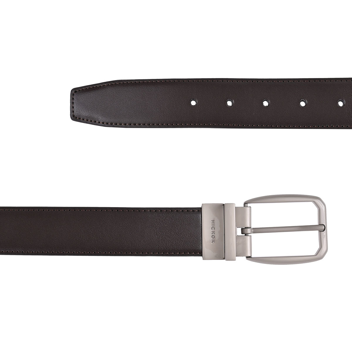 Cinturón de Piel Reversible (Café-Negro)