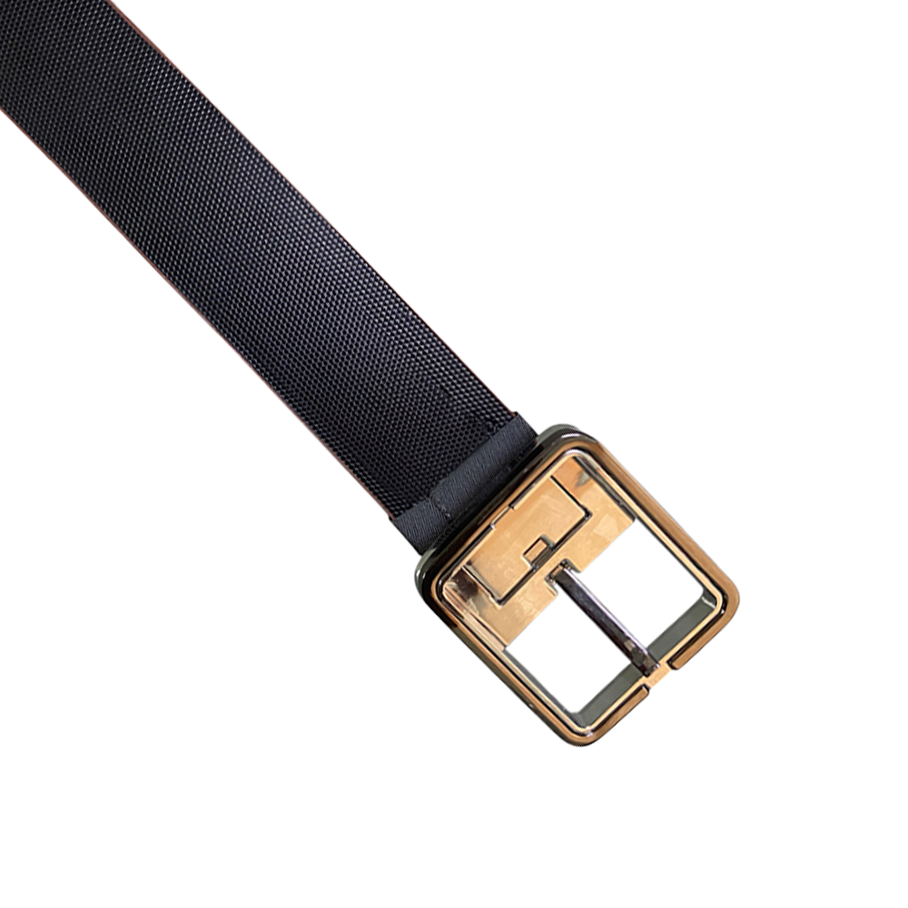 Cinturón Reversible Angular Maple-Noir