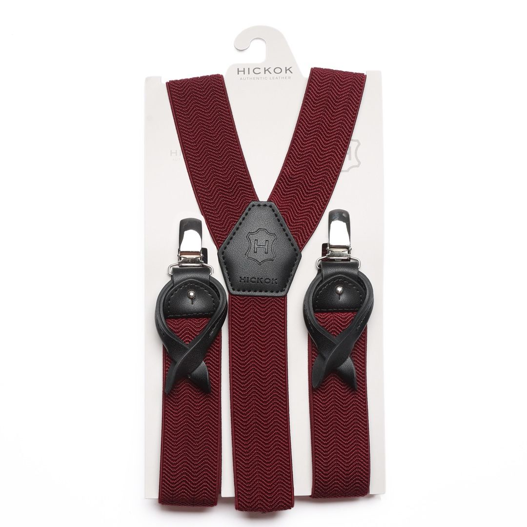 Tirantes Elásticos Color Vino