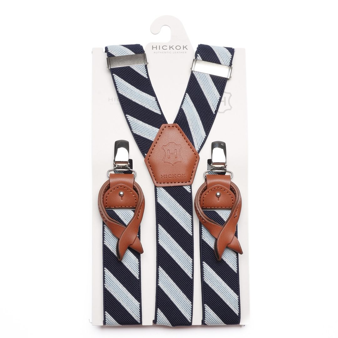 Tirantes Rayados Azul