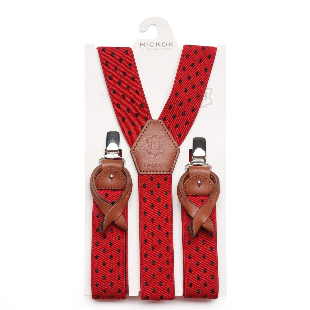 Tirantes Rojos con Puntos