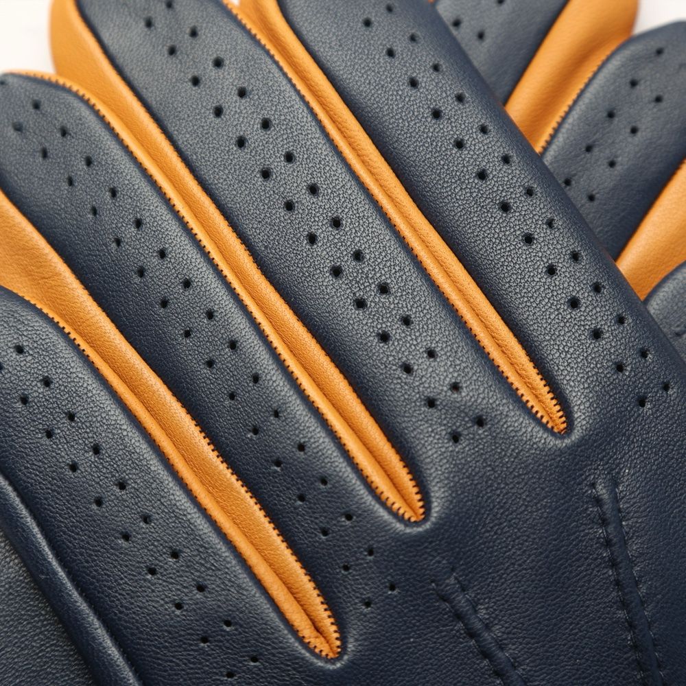 Guantes de Piel Bicolor