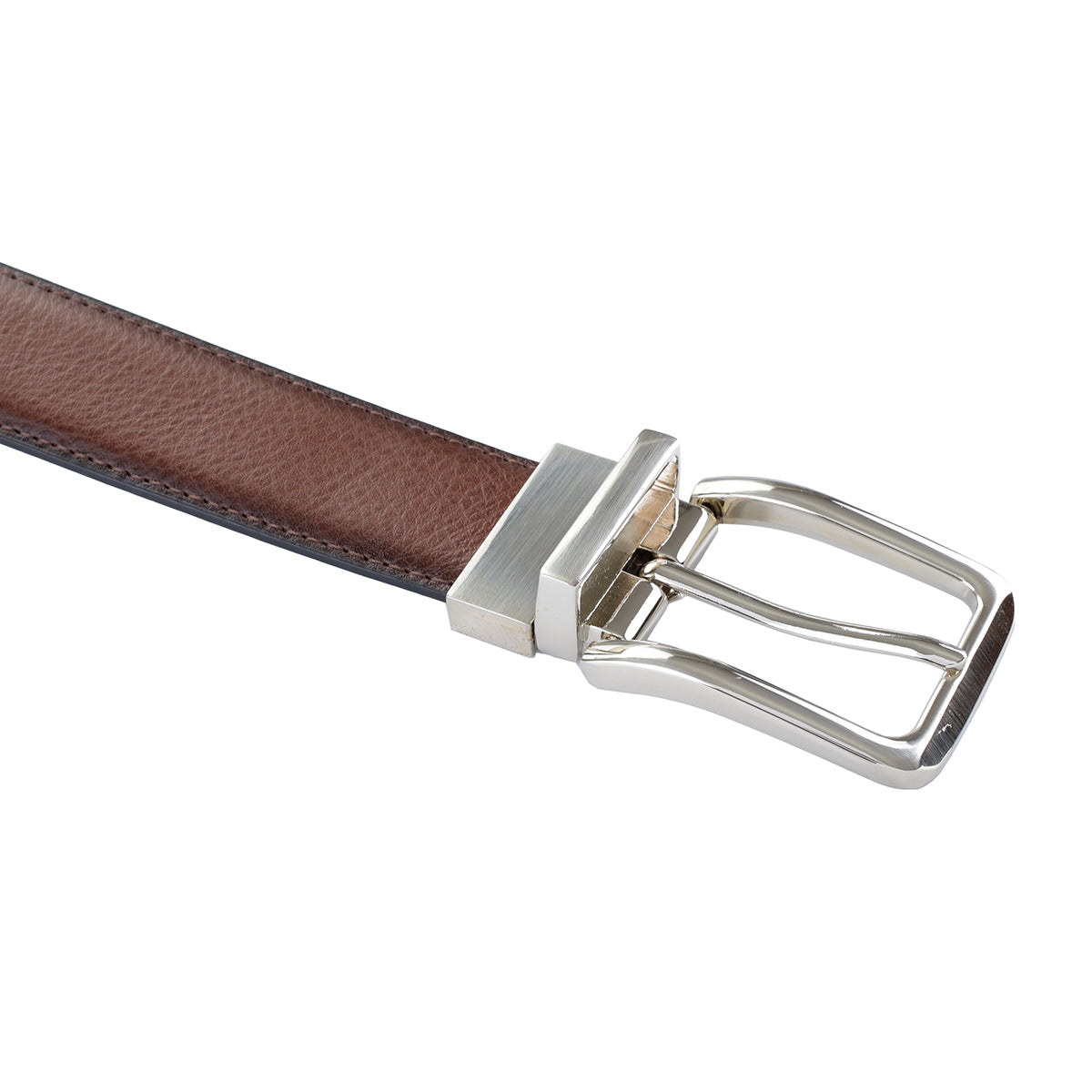 Cinturón de Piel Reversible (Negro - Miel)
