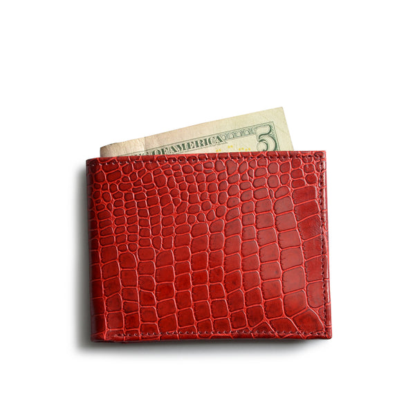 Billetera Bifold Cocodrilo