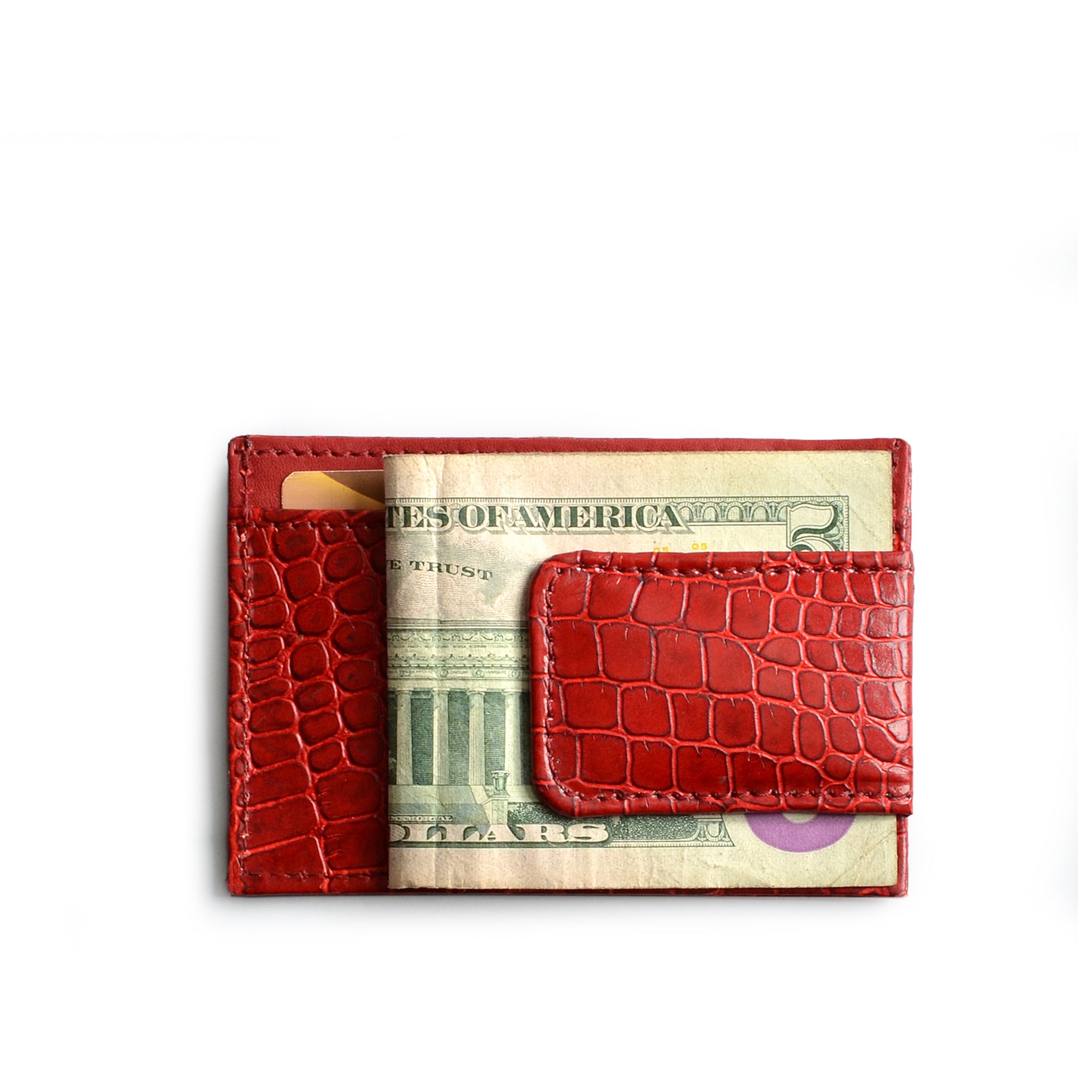 Tarjetero Money Clip Cocodrilo